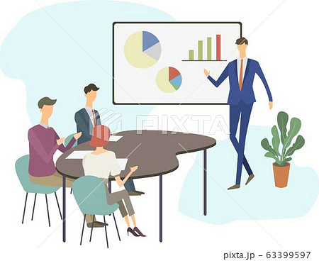 ミーティング 会議 コンサルタント 打ち合わせ 講義 ベクター イラストのイラスト素材 ミーティング 会議 コンサルタント 打ち合わせ 講義 ベクター イラストのイラスト素材