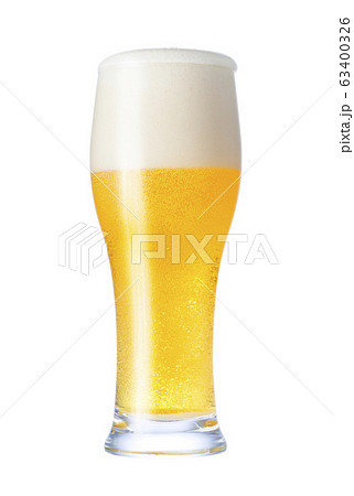 グラスに注がれた生ビール グラスに注がれた生ビール 63400326