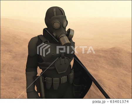 ガスマスクのイラスト素材