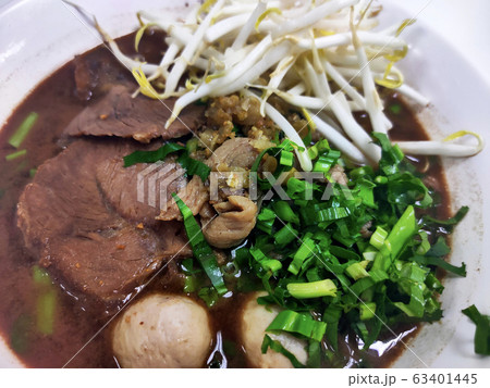 Close-up noodle of Thai food for lunch. Close-up noodle of Thai food for lunch. 63401445