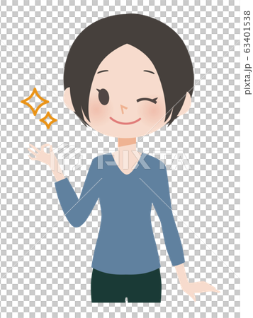 女性ポーズ ボーイッシュ 女性ポーズ ボーイッシュ 63401538