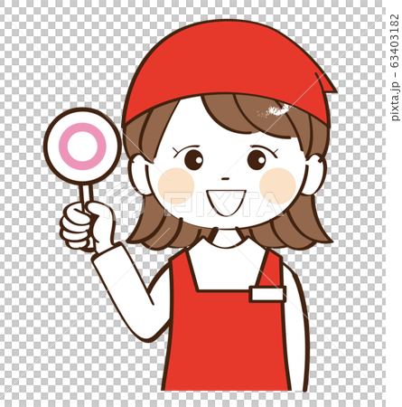 女人，店員，正確答案 63403182