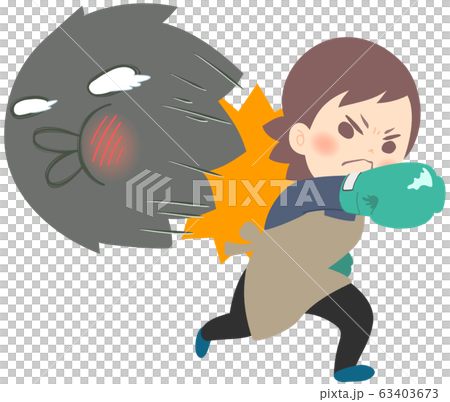 反擊病毒-一名抵抗病毒的女人 63403673