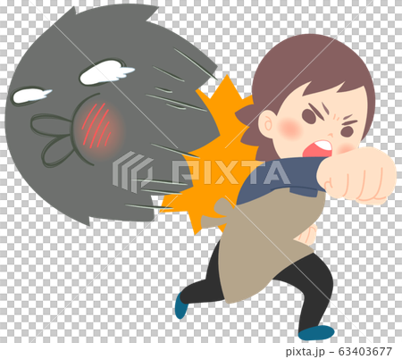 Counterattacking Viruses-A woman who punches against viruses Counterattacking Viruses-A woman who punches against viruses 63403677