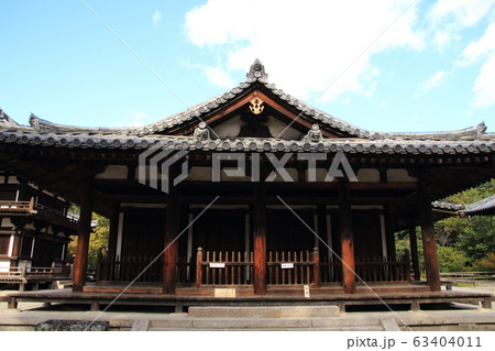 唐招提寺、礼堂、世界遺産、鑑真和尚の建立、 63404011