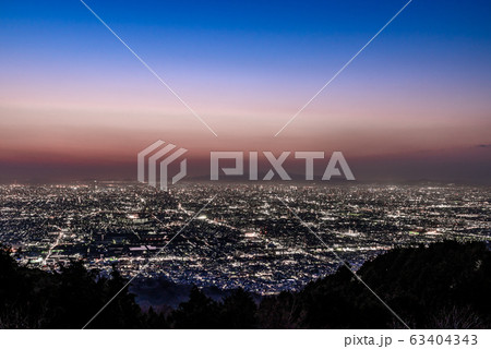大阪の夜景 鐘の鳴る展望台 大阪の夜景 鐘の鳴る展望台 63404343