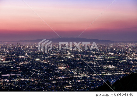大阪の夜景 鐘の鳴る展望台 大阪の夜景 鐘の鳴る展望台 63404346