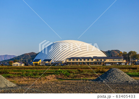 秋田杉25000本を使った国内最大級の木造建築が大館樹海ドーム 63405433