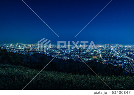 大阪　夜景　生駒山からの眺望 63406847