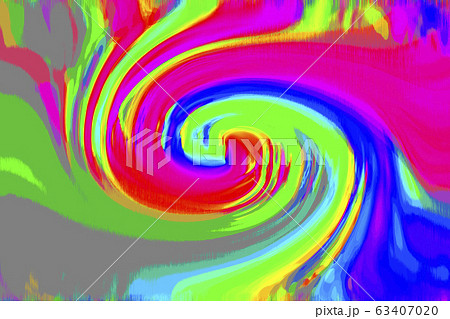 ドロドロしたしたな絵の具のような色合いのグラデーションの渦巻きの背景のイラスト素材