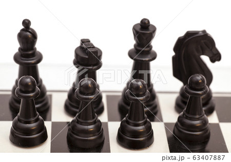 Chess on the chessboard 63407887