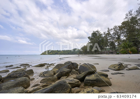 beautiful landscapes on beach in Thailand. 63409174