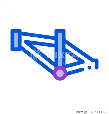 Bike Frame Icon Vector Outline Illustration Bike Frame Icon Vector Outline Illustration 63411105