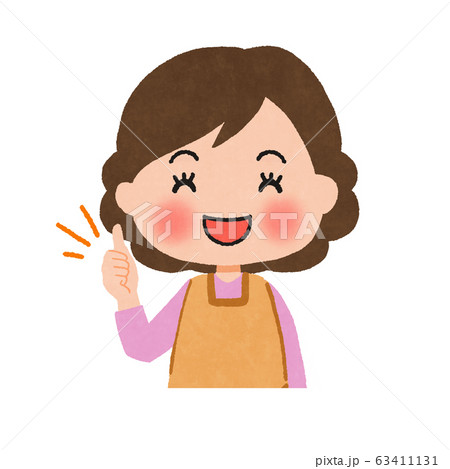 人物 表情 主婦 女性 ポーズ 63411131