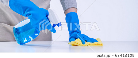 掃除 クリーニング 清掃中 63413109