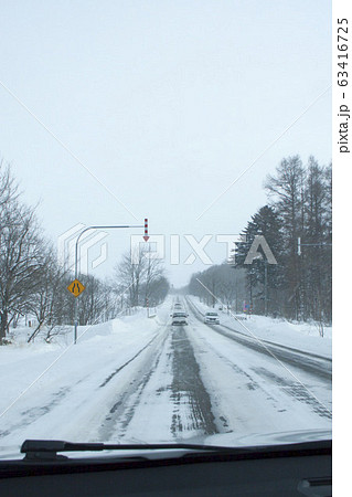 雪道走行 雪道走行 63416725