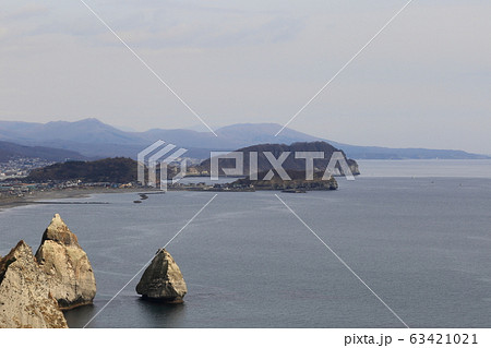 北海道　室蘭　室蘭八景　トッカリショの奇勝 63421021