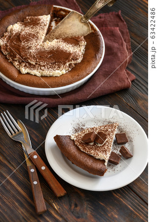 Chocolate pie with mascarpone Chocolate pie with mascarpone 63422486