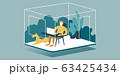 Remote work with cloud technology 63425434