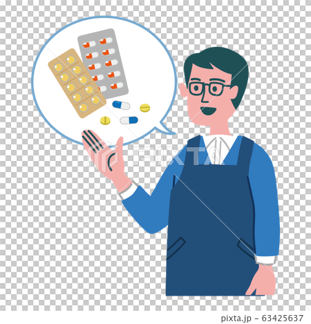 Supermarket clerk male medicine Supermarket clerk male medicine 63425637