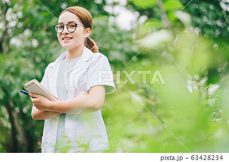 Woman doctor, botanist, student Woman doctor, botanist, student 63428234