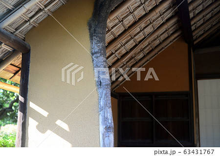 桂離宮月波楼の袖壁 63431767