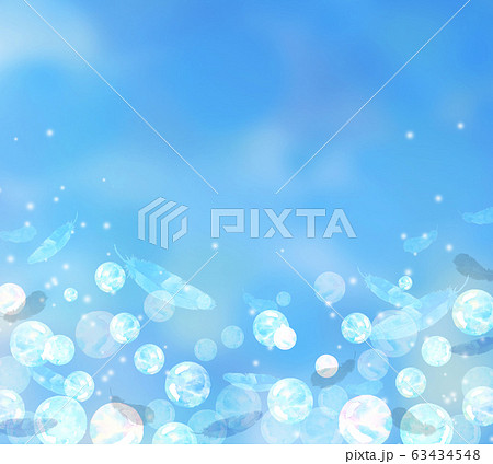 しゃぼん玉と羽 しゃぼん玉と羽 63434548