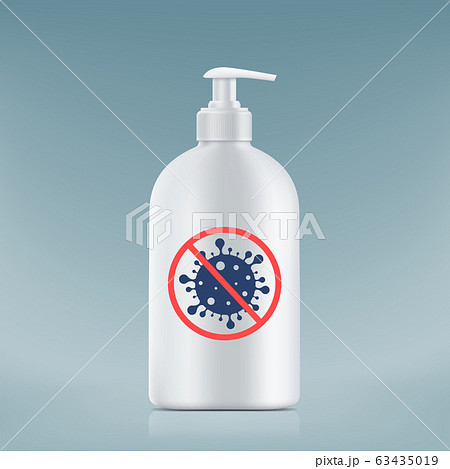 Hand sanitizer gel. 63435019