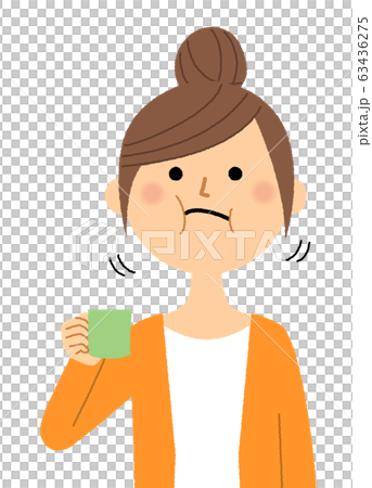 Young woman gargle Young woman gargle 63436275