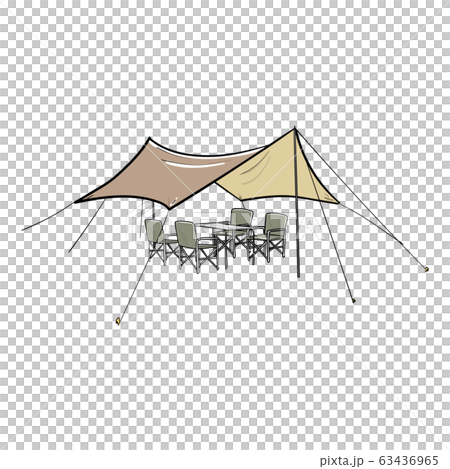 キャンプ用品　タープ 63436965