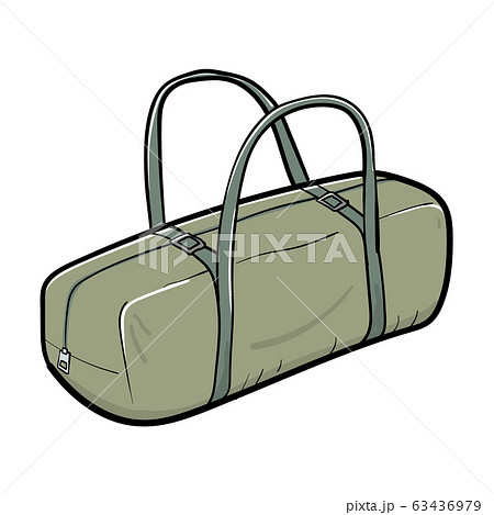 キャンプ用品 テントバッグのイラスト素材