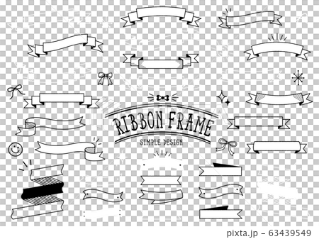 Ribbon frame - Stock Illustration [63439549] - PIXTA