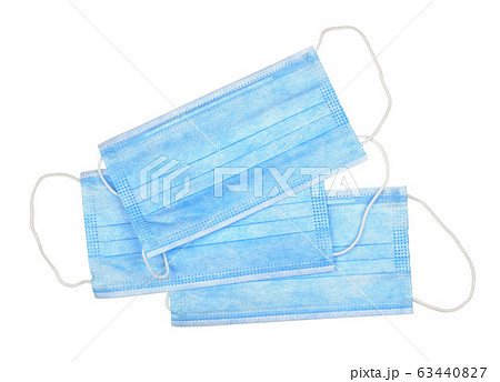 Blue medical masks Blue medical masks 63440827