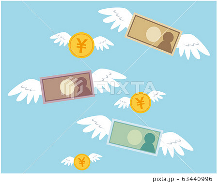 1000円　5000円　10000円　札　お金 63440996