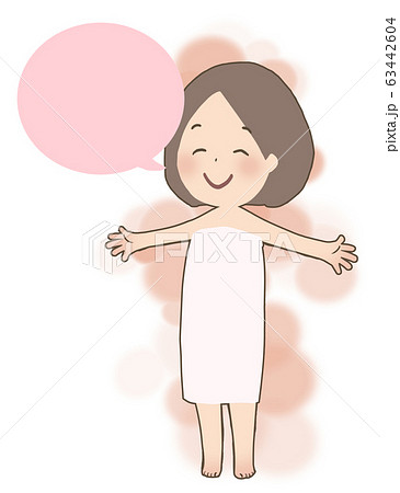 ぽかぽかになった女性 ぽかぽかになった女性 63442604