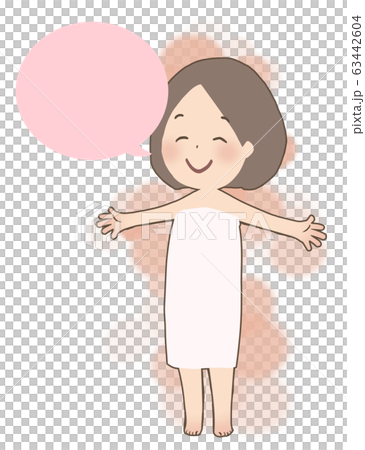 ぽかぽかになった女性 ぽかぽかになった女性 63442604