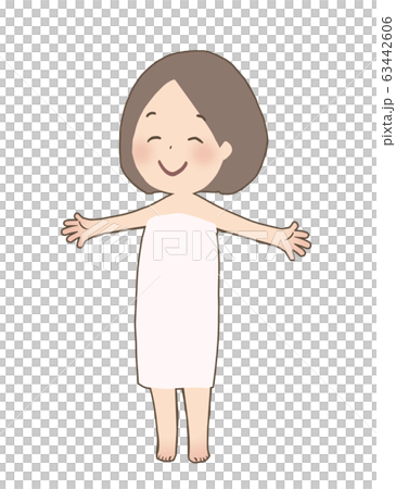 ぽかぽかになった女性 ぽかぽかになった女性 63442606