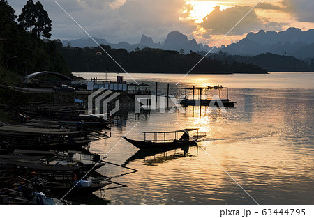sunset lake khao sok national park sunset lake khao sok national park 63444795