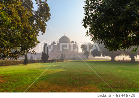 Humayun's Tomb in India, morning park view, New Humayun's Tomb in India, morning park view, New 63446729