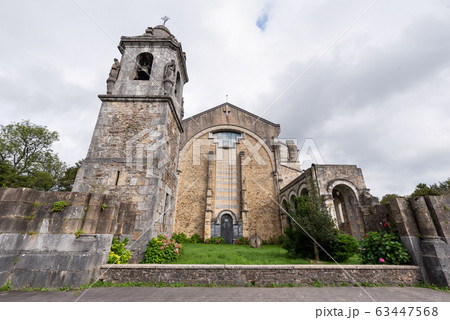 Church Urkiola Sanctuary in Urkiola National Park, Basque Country, Spain, Europe. Church Urkiola Sanctuary in Urkiola National Park, Basque Country, Spain, Europe. 63447568