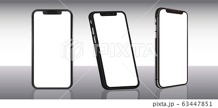 スマートフォン ガジェット スマホ 機種 10のイラスト素材