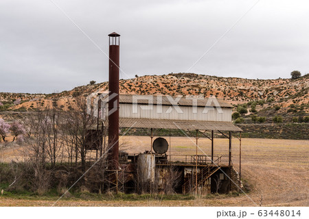 Old abandoned boiler used to distill lavender in The Alcarria Region of Spain Old abandoned boiler used to distill lavender in The Alcarria Region of Spain 63448014