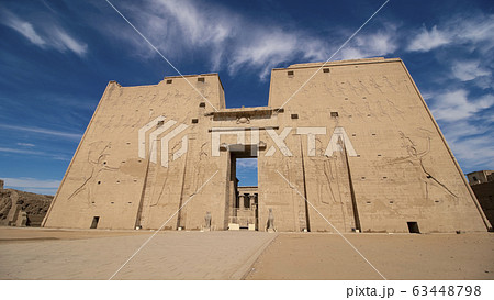Edfu is the site of the Ptolemaic Temple of Horus Edfu is the site of the Ptolemaic Temple of Horus 63448798