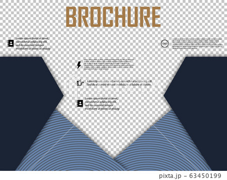 Abstract layout. brochure cover design. info text frame. Creative flyer font. Title sheet model set. Modern vector front page. Elegant city banner. figures icon fiber 63450199