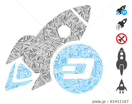 Hatch Collage Dash Rocket Icon Hatch Collage Dash Rocket Icon 63452167