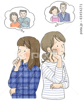 カップル　同性　女性　LGBTQ（両親） 63454271