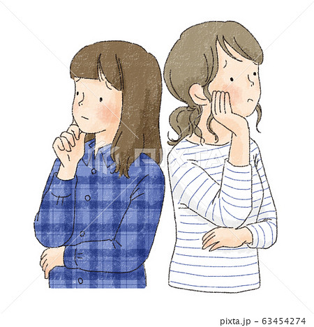 カップル　同性　女性　LGBTQ（考える） 63454274