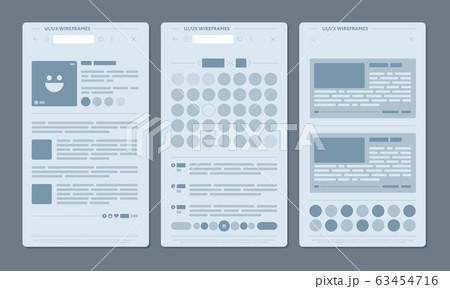 Set of network pages with publications 63454716