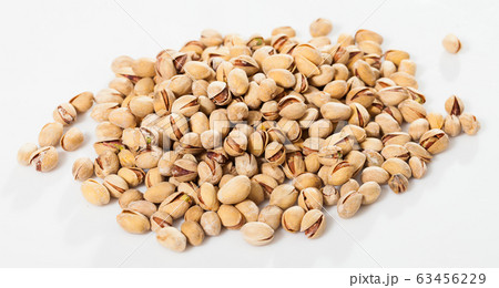 Heap of pistachios 63456229