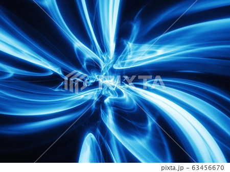 青い炎の抽象的な背景のイラスト素材